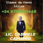 Cantante lirico tenor Gabriele Capurro